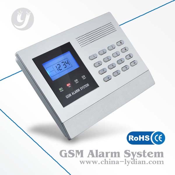 Συνδεμένο με καλώδιο σύστημα συναγερμών ασφάλειας εγχώριου GSM με την καταγραφή του συναγερμού SOS ανιχνευτών συσκευών