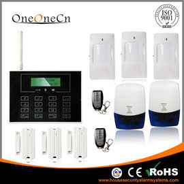 Μαύρο GSM LCD αφής σύστημα συναγερμών ασφάλειας οθόνης ασύρματο με APP για το σπίτι