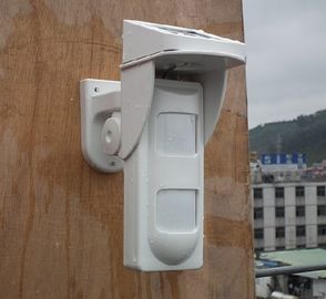 Υπαίθριοι ανιχνευτές κινήσεων συναγερμών με την ανεξάρτητη διπλή τεχνολογία ανίχνευσης στοιχείων PIR ηλιακής δύναμης